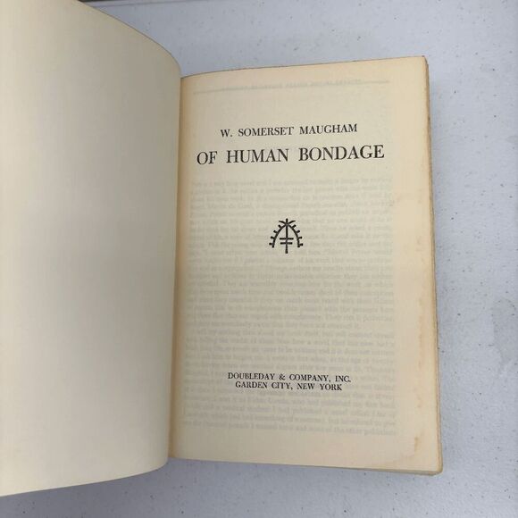 W. Somerset Maugham OF HUMAN BONDAGE Book Club Ed. Dust Jacket Hardcover 1936 - Picture 5 of 6